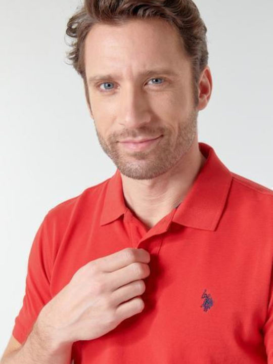 Institutional Polo T-shirt Κόκκινο