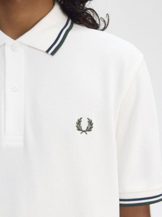 Herren Sportliche Kurzarm Polo Bluse Weiß
