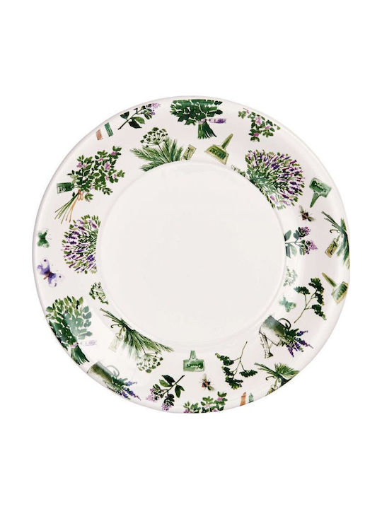 Plant A Cup Vază pentru Plante Κασπό Κούπα Μοτίβο Λουλούδια Culoare Full Face Alb din piatra Lungime 30 X Lățime 22,5 X Înălțime 15 Cm