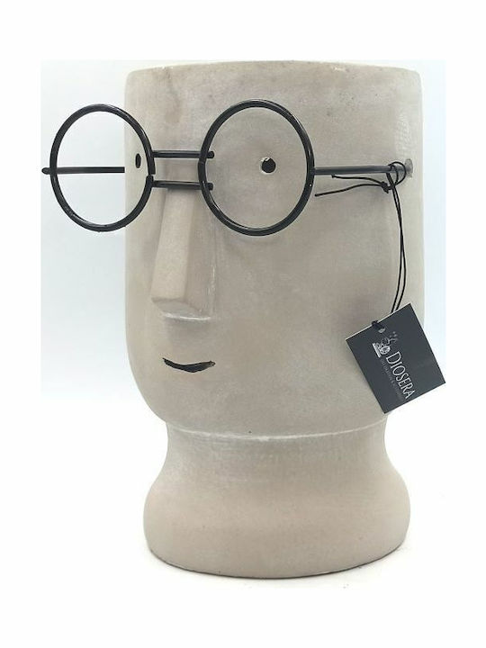Κασπώ Κεραμικό Face Pot Διάμετρος 16cm X 22cm Ύψος Κασπώ Κεραμικό Face Pot Διάμετρος 16cm X 22cm Ύψος