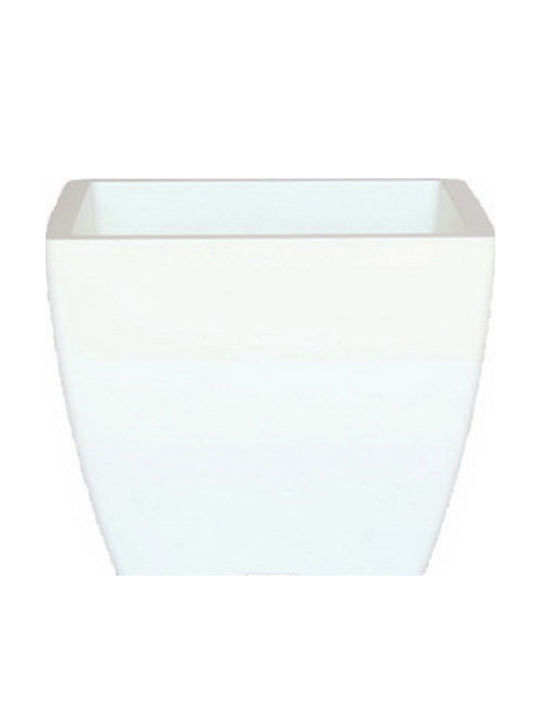 Κασπώ Τετράγωνο 21x21x17cm 5lt Πλαστικό Λευκό Ελλάδας Κασπώ Τετράγωνο 21x21x17cm 5lt Πλαστικό Λευκό Ελλάδας