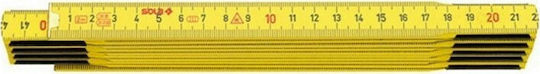Sola Wooden Folding Ruler Yellow 2m 53020201