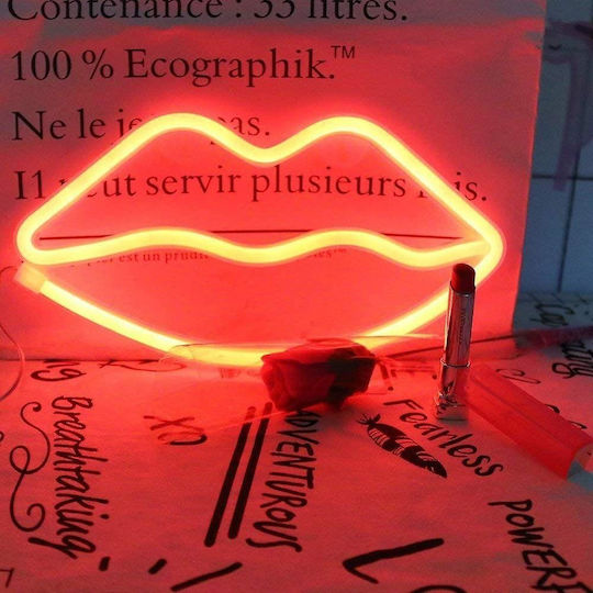 Διακοσμητικό Φωτιστικό Smile 27,5cmx14,5cmx2cm Light Neon Πολύχρωμο