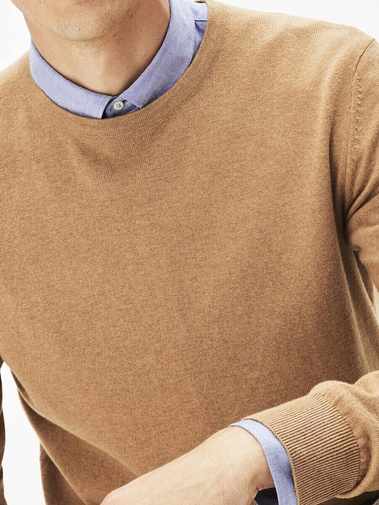 Herrenblusen Langarm Braun Pullover