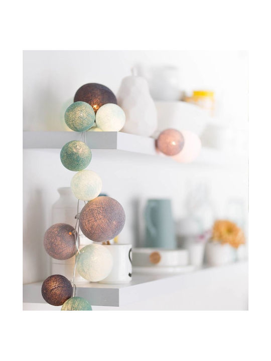 Cotton Ball Lights Лампички Гирлянди за външно осветление
