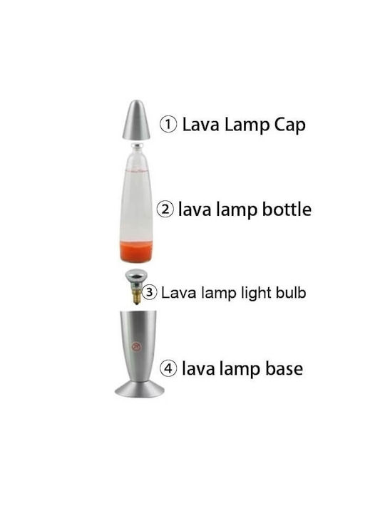 Dekorative Tischlampen Lava Lampe 40cm Grüne
