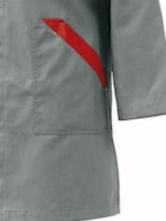 Ρομπα Εργασιας Siggi Danubio Coat Γκρι-κοκκινο