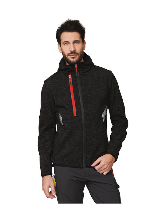 Siggi Finder Softshell Black-silver/71ss0001 Μπουφαν Εργασιας Μαυρ0 Ασημι