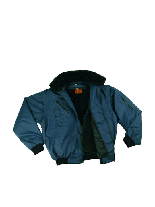 Μπουφάν Ψύχους Bomber Zefly 5zef Coverguard Navy