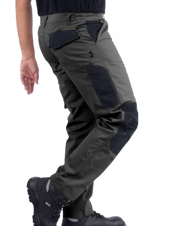 Axon Safety Pantaloni de Lucru Canvas Gri Închis Axon 6.921-dark Grey