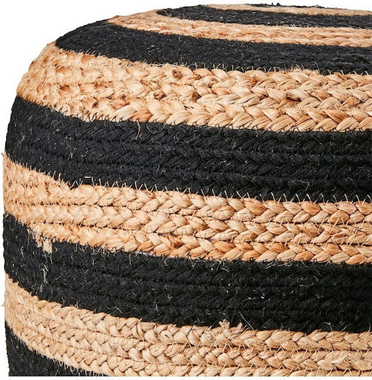 Hocker Schwarz-Beige 35x35x40cm Hocker Schwarz-Beige 35x35x40cm