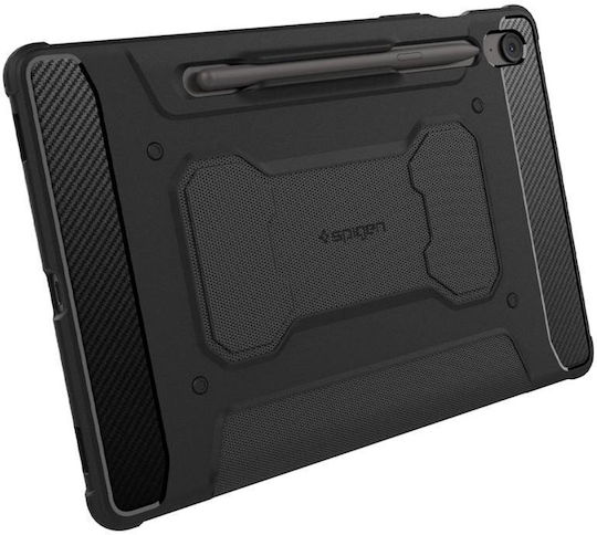 Spigen Rugged Armor Pro Flip Cover Ανθεκτική Μαύρη (Galaxy Tab S10 FE+ X620, X626B)