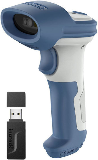 Inateck Handheld Scanner Wireless with 2D and QR Barcode Reading Capability