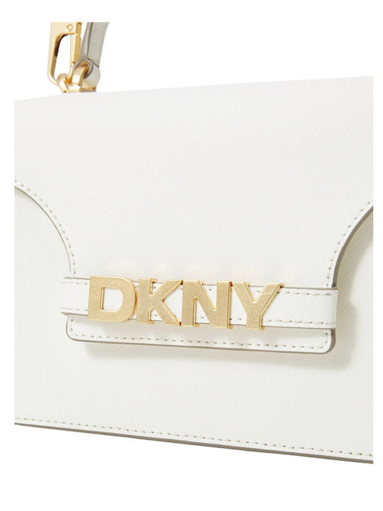 DKNY Leather Women's Bag Crossbody White R51N1J32-00E2 | Skroutz.mt