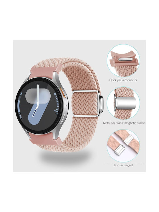 Kalebol Silicone Wearable Strap White Samsung Galaxy Watch 5 5 Active 5 Pro 6 6 Classic 7 FE