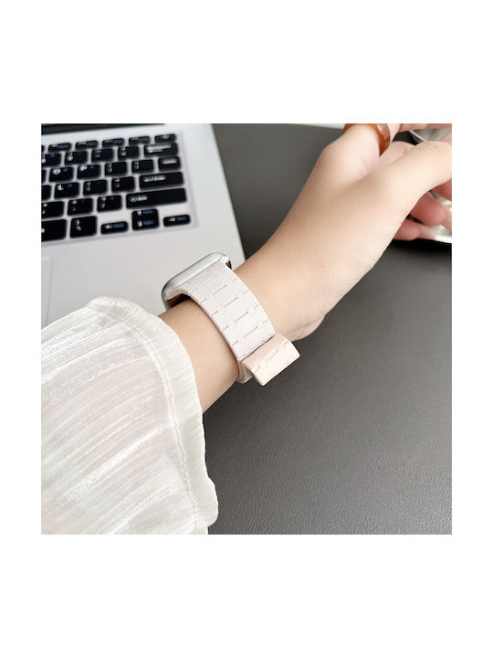 Kalebol Strap Silicone Beige (Apple Watch Series 7/8/9/10/SE/Ultra 1/Ultra 2)