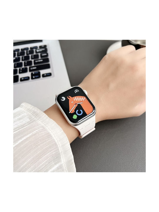 Kalebol Strap Silicone Beige (Apple Watch Series 7/8/9/10/SE/Ultra 1/Ultra 2)