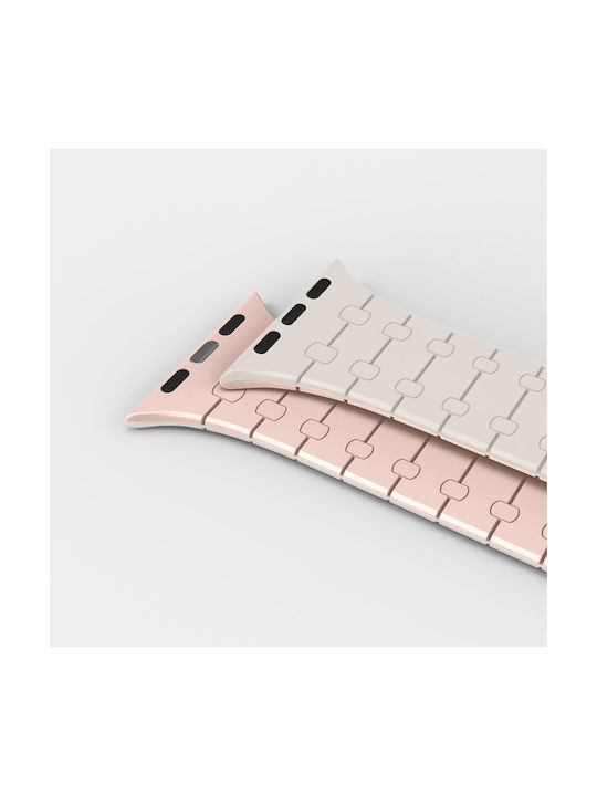 Kalebol Strap Silicone Beige (Apple Watch Series 7/8/9/10/SE/Ultra 1/Ultra 2)