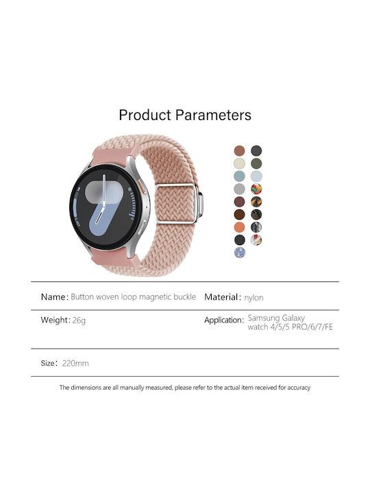 Kalebol Silicone Wearable Strap Blue (Samsung Galaxy Watch 5 5 Active 5 Pro 6 6 Classic 7 FE)