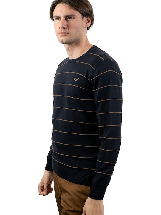 Μπλούζα Navy/Camel