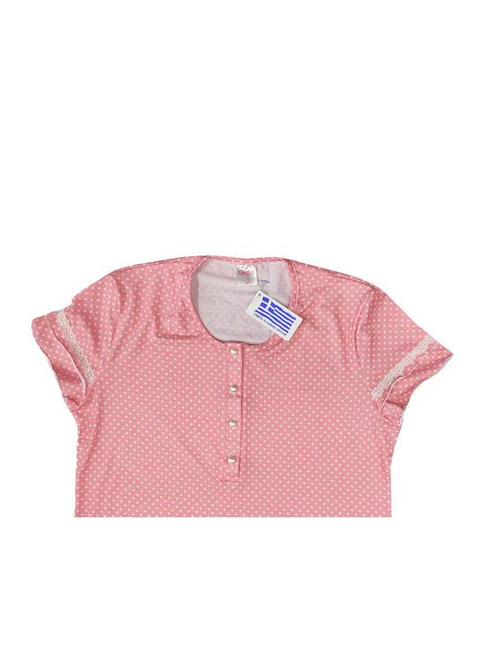 Giota Summer Women's Nightdress Pink