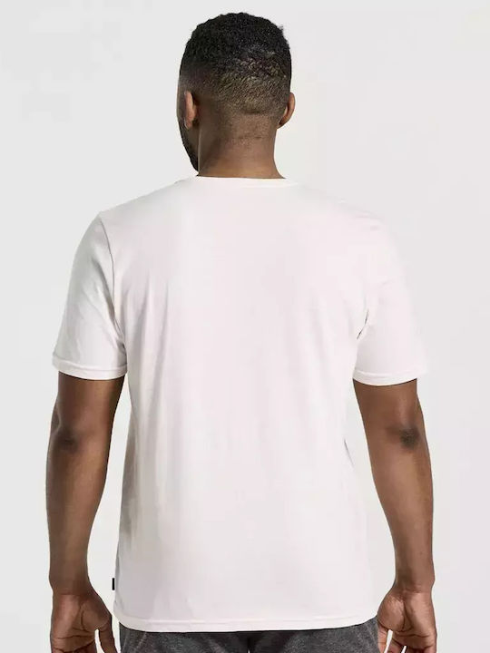 Saucony Rested T-shirt Beige