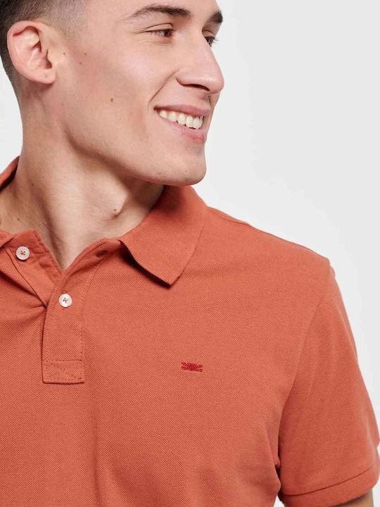 FBM007-00111 Polo Short Sleeve Blouse Terracota