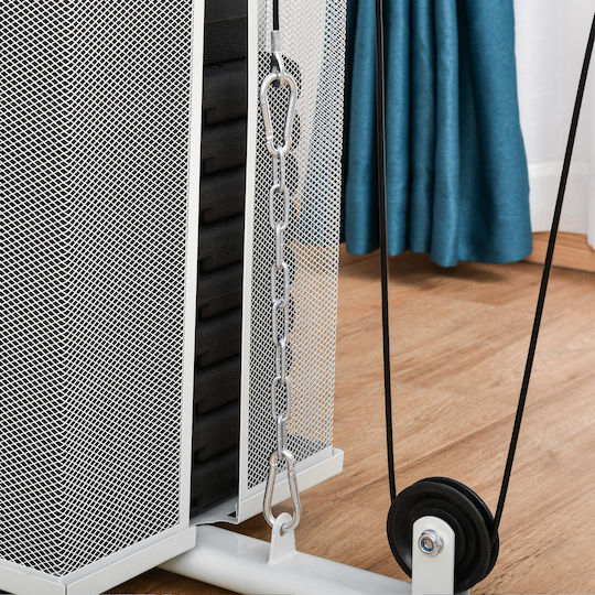 HomCom Multifunktionales Trainingsgerät mit Gewichten