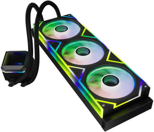 Adata Levante II 360 Water Cooling System AIO CPU With 3 120mm Fans And RGB Lighting