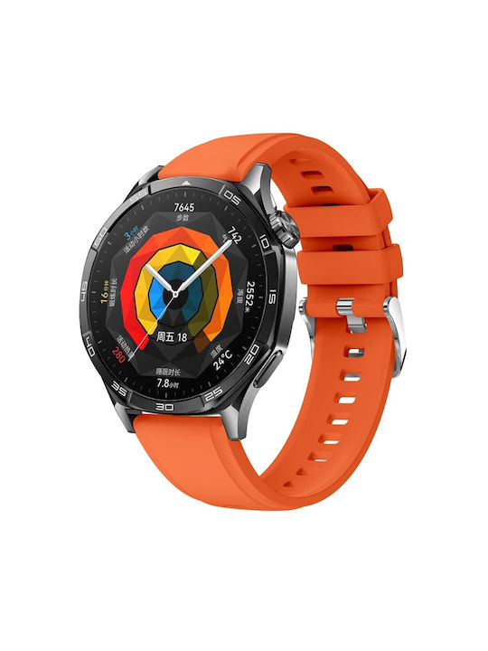 Curea Silicon Portocaliu (Xiaomi Watch S4 Sport, Xiaomi Watch 5 Active)