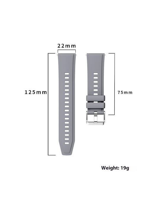 Curea Silicon Portocaliu (Xiaomi Watch S4 Sport, Xiaomi Watch 5 Active)