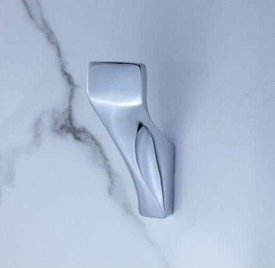 Inter Ceramic Кука Баня Единично с винтове Сребрист