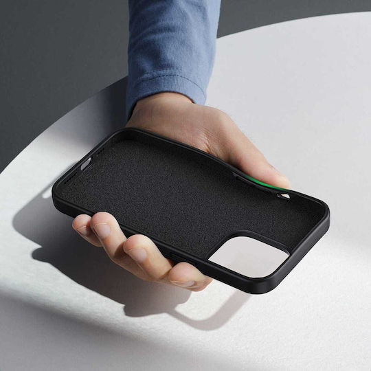Ugreen Back Cover Σιλικόνης Σετ με Τζαμάκι Μαύρο (iPhone 14 Pro)