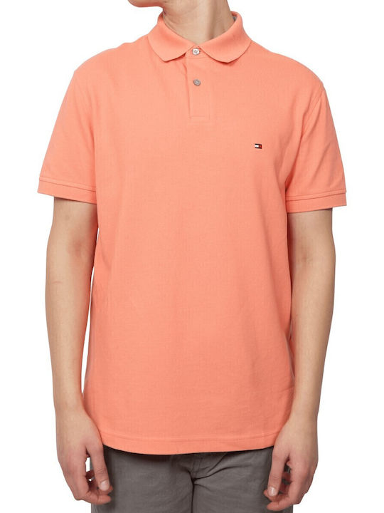 1985 Polo Short Sleeve Blouse Coral