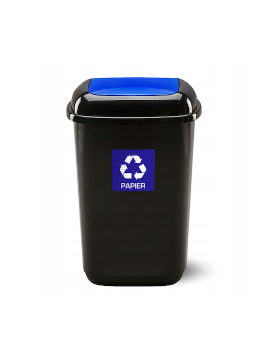 Plafor Abfalleimer Recycling Kunststoff Blau 28Es 1Stück