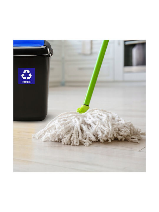Plafor Abfalleimer Recycling Kunststoff Blau 28Es 1Stück