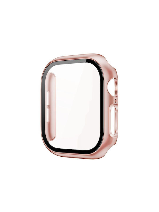 Imak Plastikhülle in Rose Gold Farbe für Apple Watch Serie 10, 46 mm
