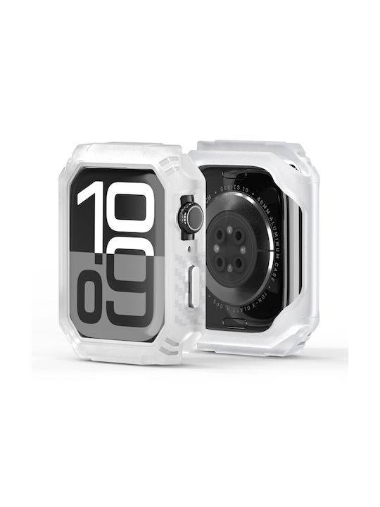 Dux Ducis Plastic Case in Transparent color for Apple Watch Series 7, 8, 9 - 45mm