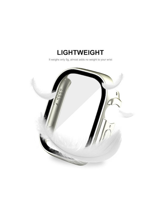 Enkay Πλαστική Θήκη σε Ροζ χρώμα για Apple Watch Ultra 1, Ultra 2