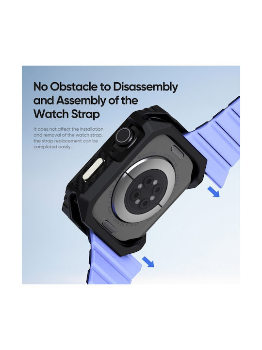 Dux Ducis Plastic Case in Black color for Apple Watch Series 10, 46mm