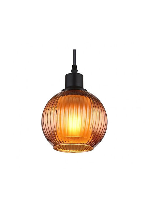 Globo Lighting Висящо Осветително Тяло Тюркоазен с Цокъл E27 15x15x120см.