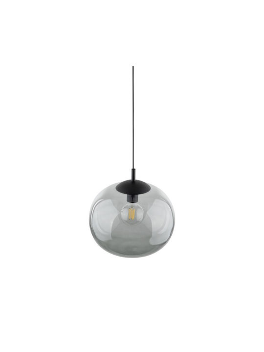 TK Lighting Κρεμαστό Φωτιστικό Γκρι με Ντουί E27