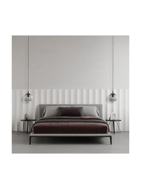 TK Lighting Lustră Gri cu Dulie E27 20x20cm.