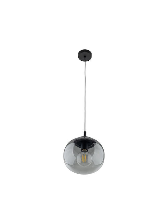 TK Lighting Lustră Gri cu Dulie E27 20x20cm.