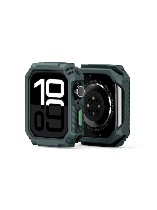 Apple Watch Series 7 8 9 45mm Dux Ducis Damo Series Θήκη Green
