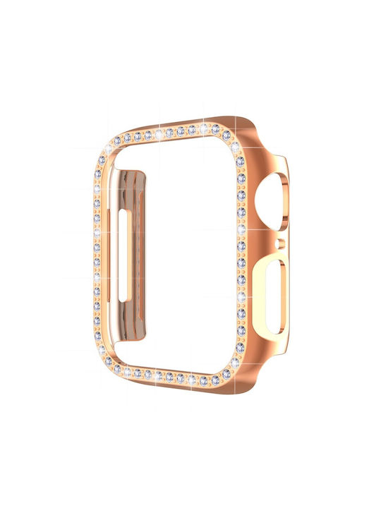 Apple Watch Series 7 8 9 41mm Enkay Θήκη Προστασία Οθόνης Rose Gold