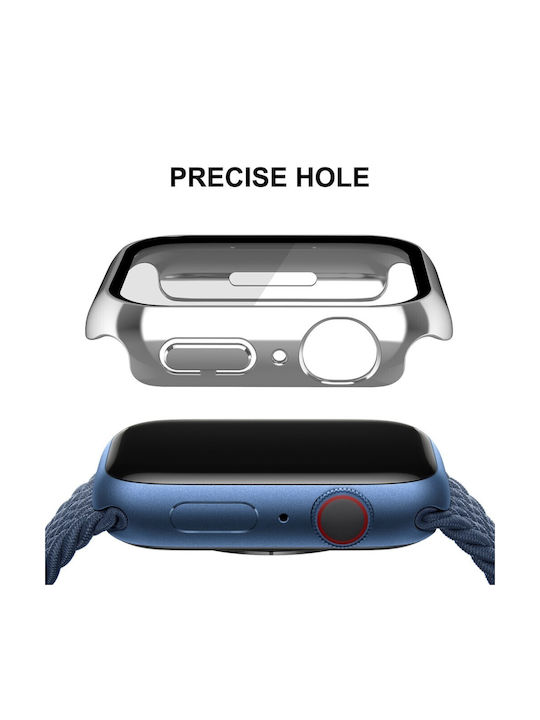 Apple Watch Series 7 8 9 41mm Enkay Θήκη Προστασία Οθόνης Silver