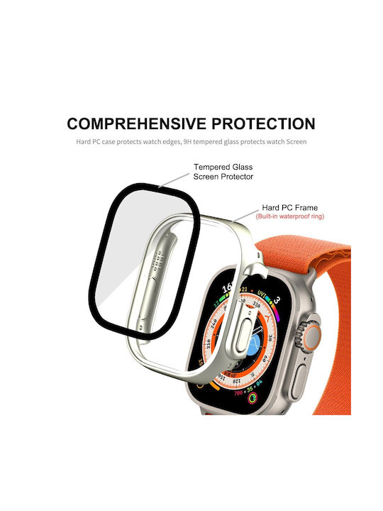 Apple Watch Ultra 1/ultra 2 49mm Enkay Αδιάβροχη Θήκη Προστασία Οθόνης Transparent
