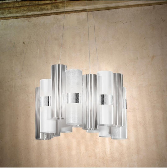 Slamp Κρεμαστό Φωτιστικό Λευκό LED 48εκ.