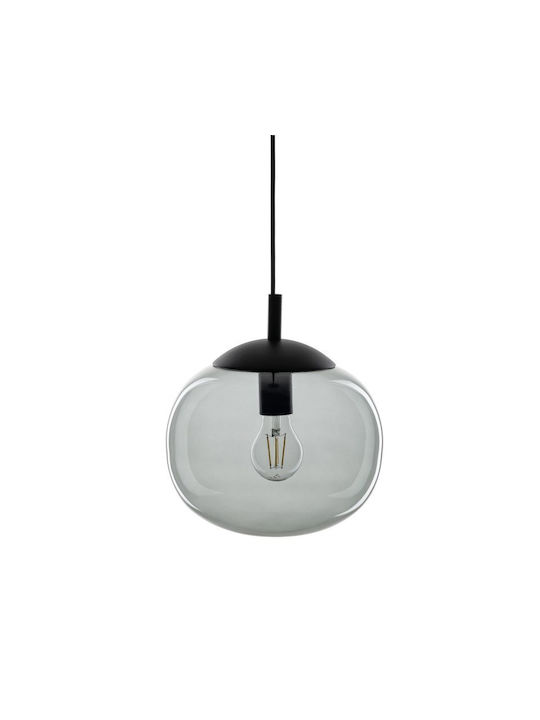 TK Lighting Κρεμαστό Φωτιστικό Διάφανο με Ντουί E27 35x35εκ.